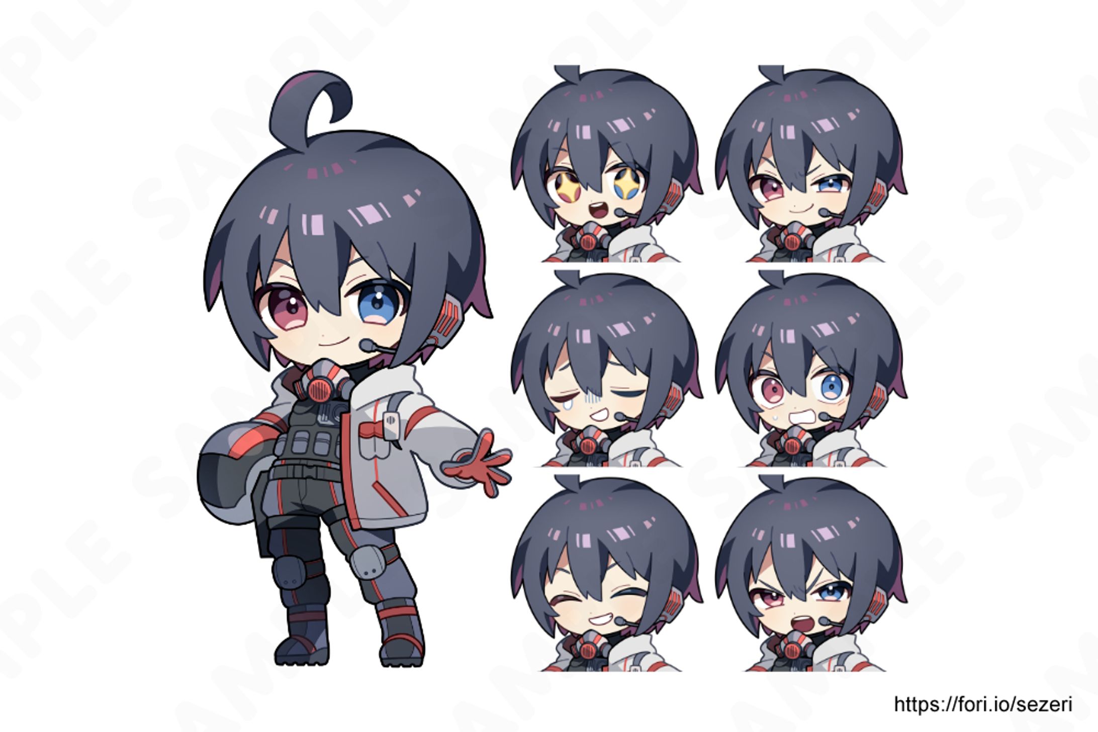 SDキャライラスト（2023年9月）-1