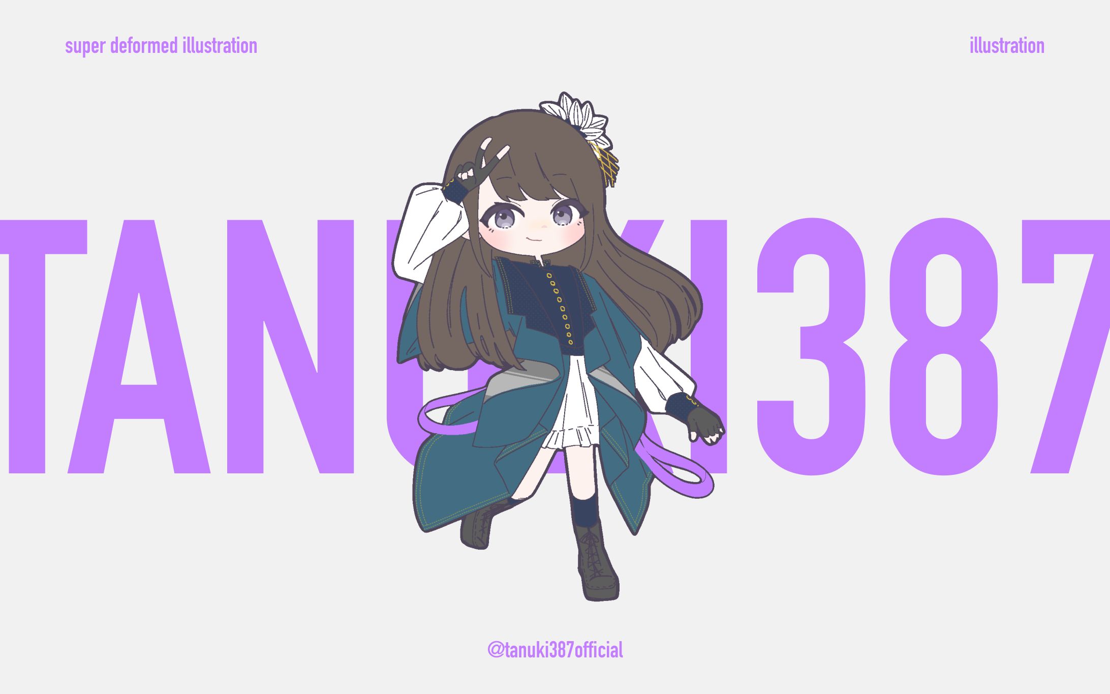 【 SDイラスト 】2025年葵うたさん生誕委員様-1