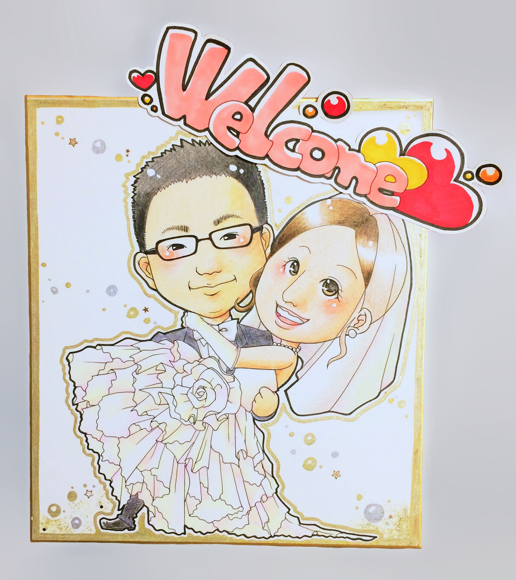 【ウェルカムボード】結婚披露宴-1
