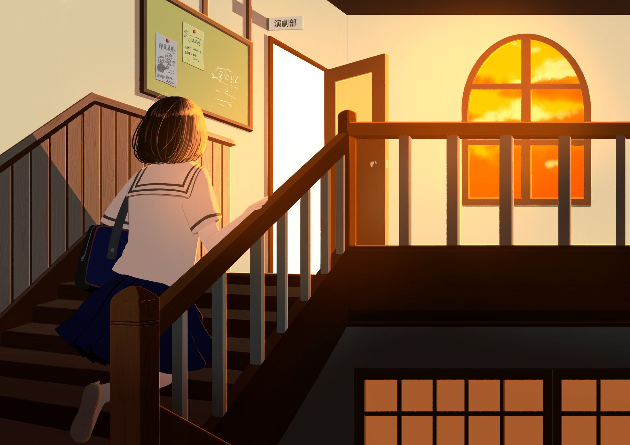 背景込みのイラスト制作-1