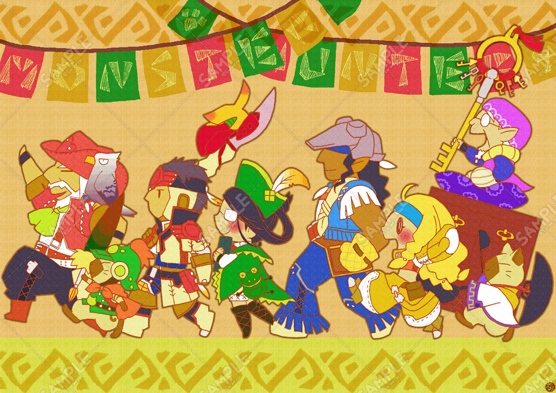 （優秀賞）「モンハンフェス'13イラコン」-1