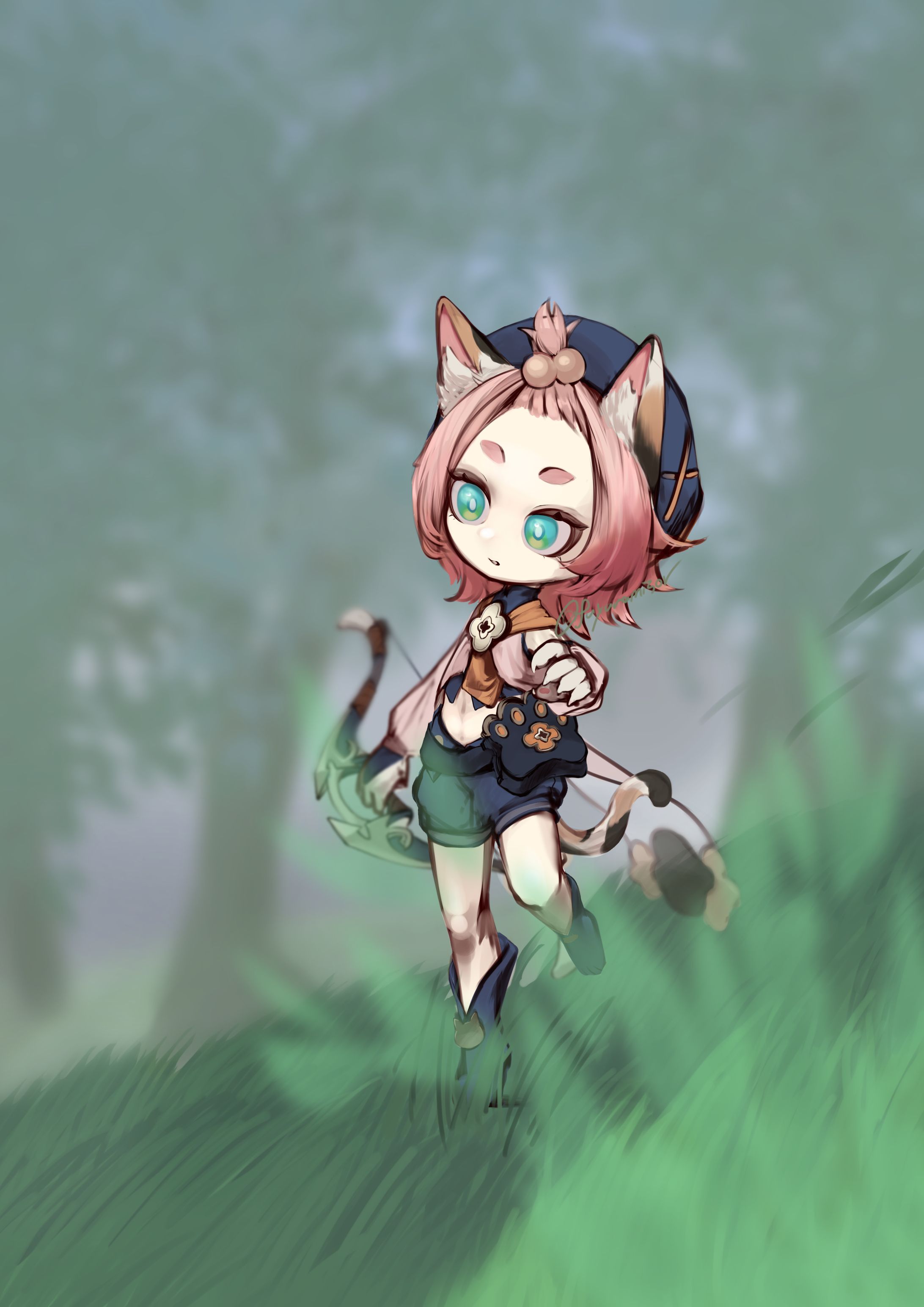 ディオナちゃんお誕生日イラスト-1