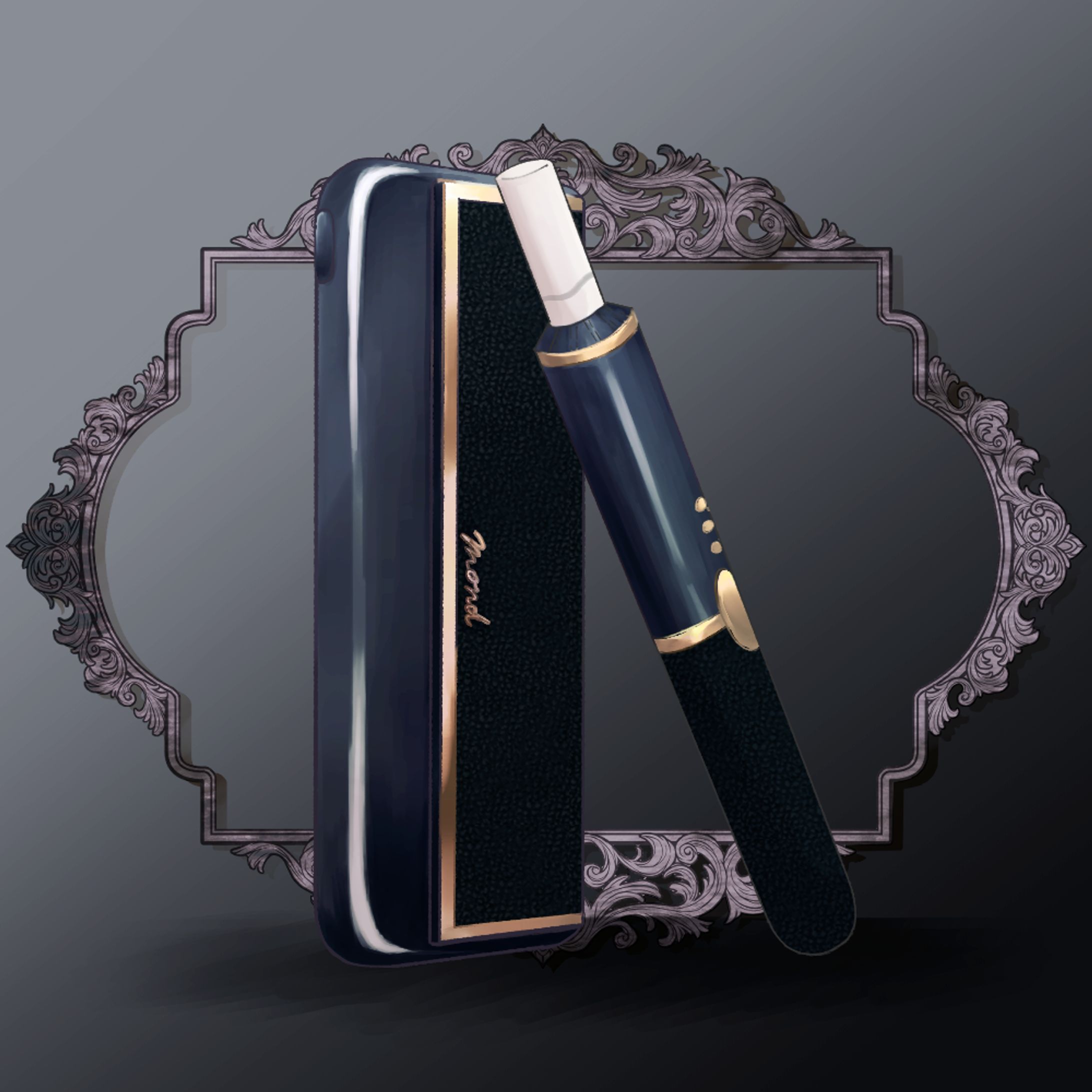 紫闇ヘルさんご依頼/ストグラmonDさんイメージ電子タバコデザイン-1