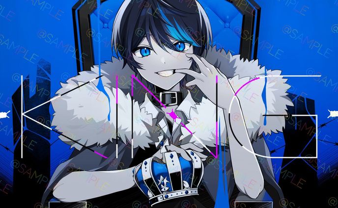 《studio Lit.》パルオ様　「KING」歌ってみたMV用イラスト