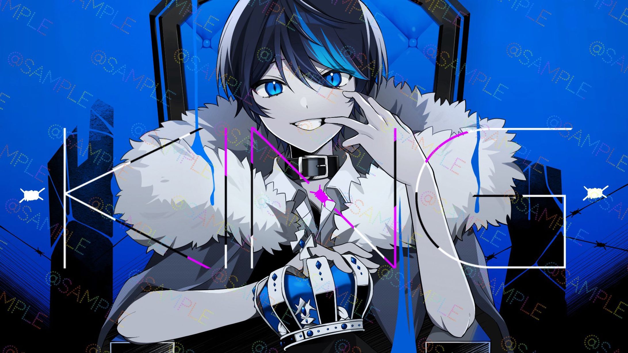 《studio Lit.》パルオ様　「KING」歌ってみたMV用イラスト-1