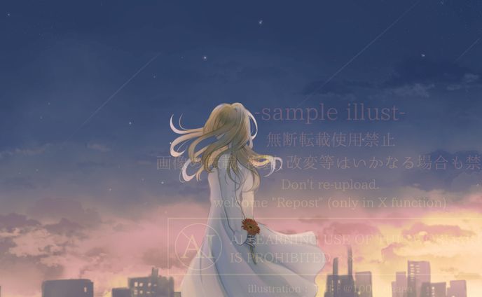 [お仕事]『ドナーソング (New ver.)/れるりり・大柴広己(もじゃ)』cover MVイラスト