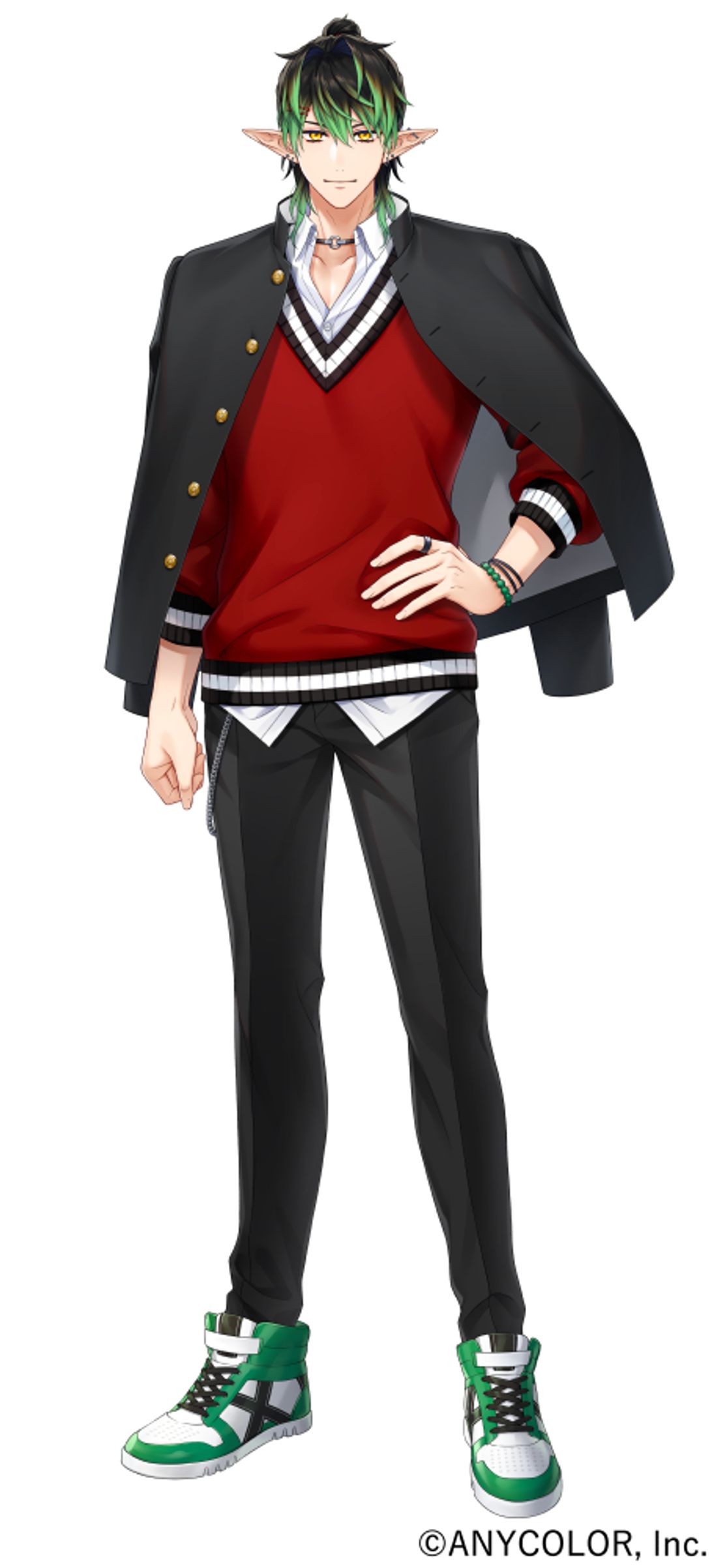 work】にじさんじ所属 花畑チャイカ 新衣装イケメンモデル