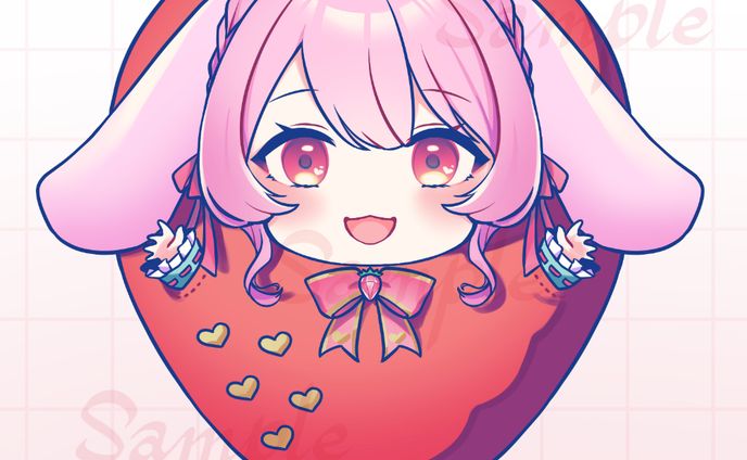 ミニキャライラスト（姫野いちご様）