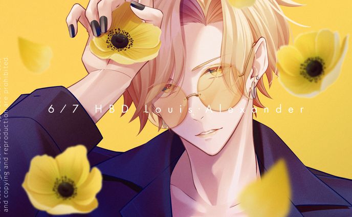 オリジナルイラスト┊6/7 HBD Louis・Alexander💛