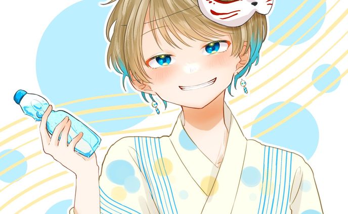 夏祭りと女の子