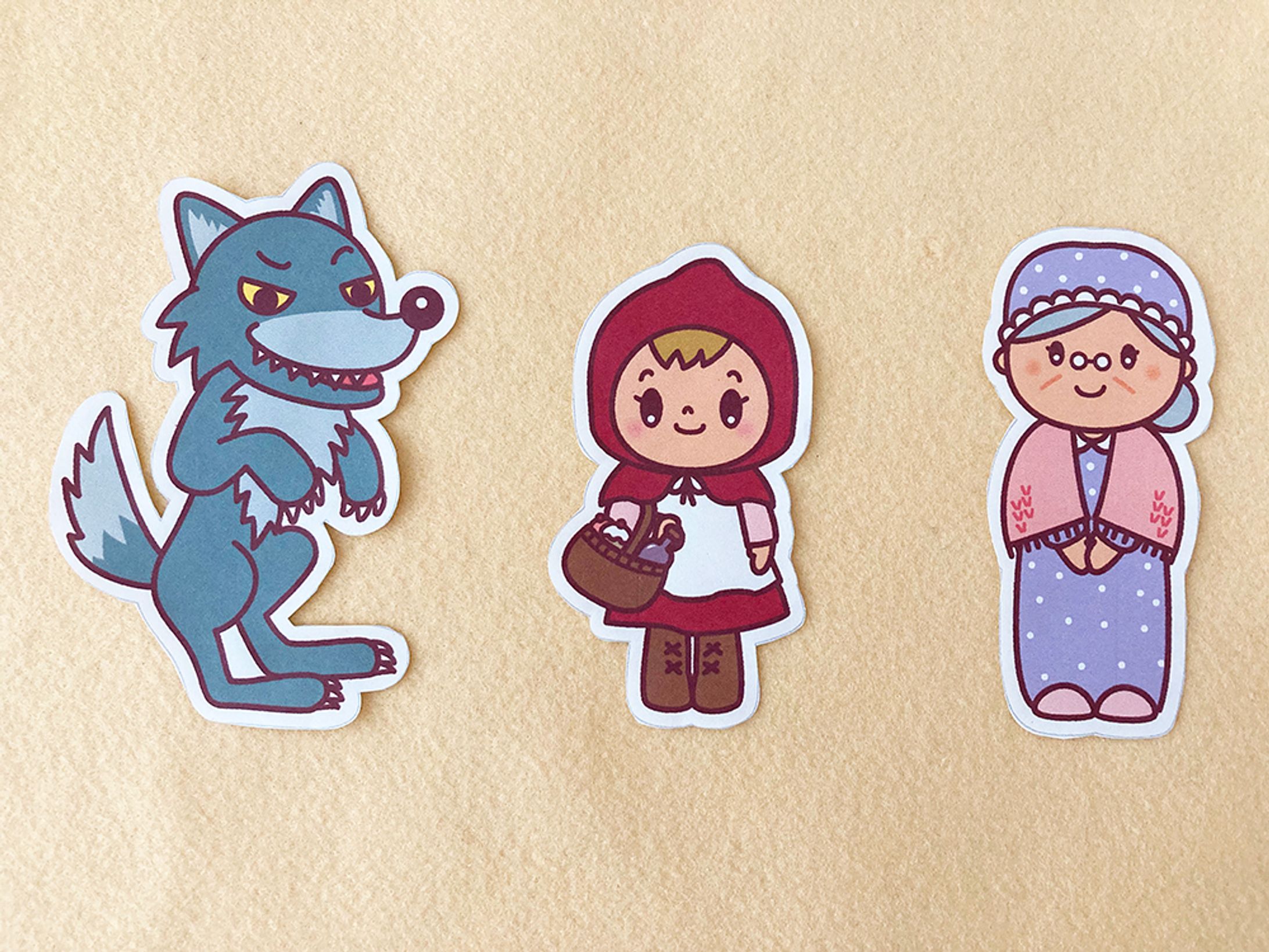 【お仕事】ペープサート制作-1