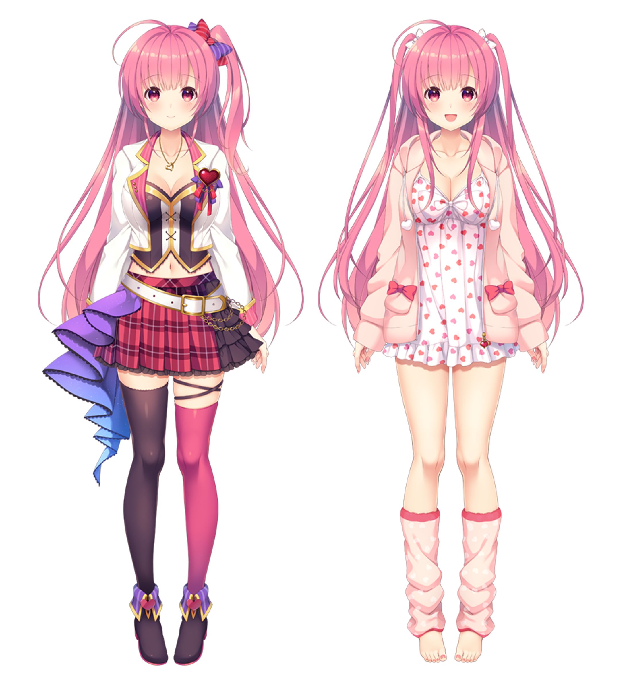 御崎ひよりさんLive2D用立ち絵①②-1