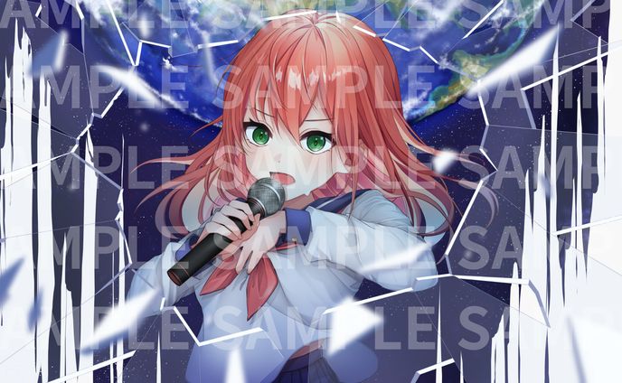 ミアちゃんねる様　歌ってみたイラスト