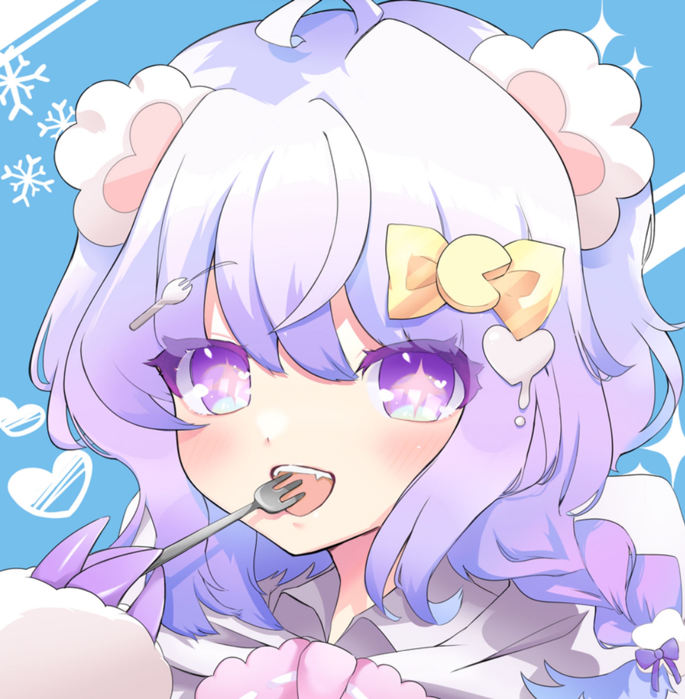 【イラスト】粉雪ちーの様　アイコン-1