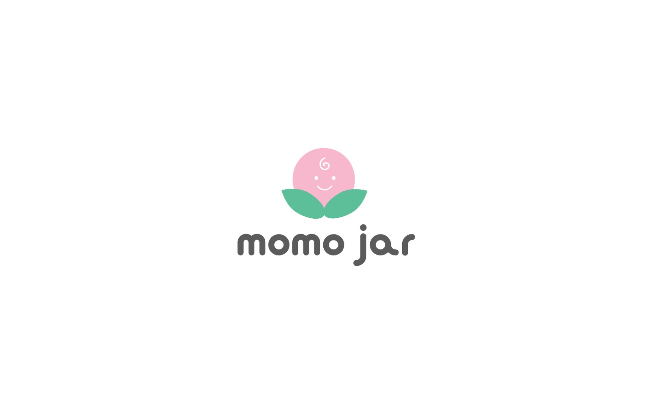 ロゴ（momo jar／ベビーフード）-1
