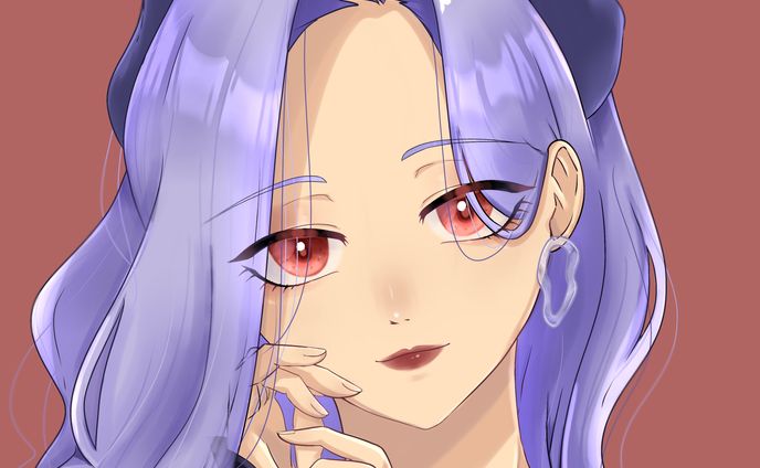 バストアップイラスト