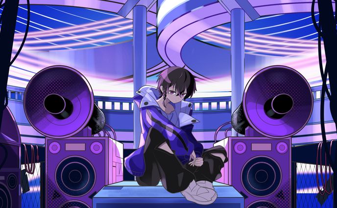 【お仕事】Livi様 Beat Eater 歌ってみたイラスト