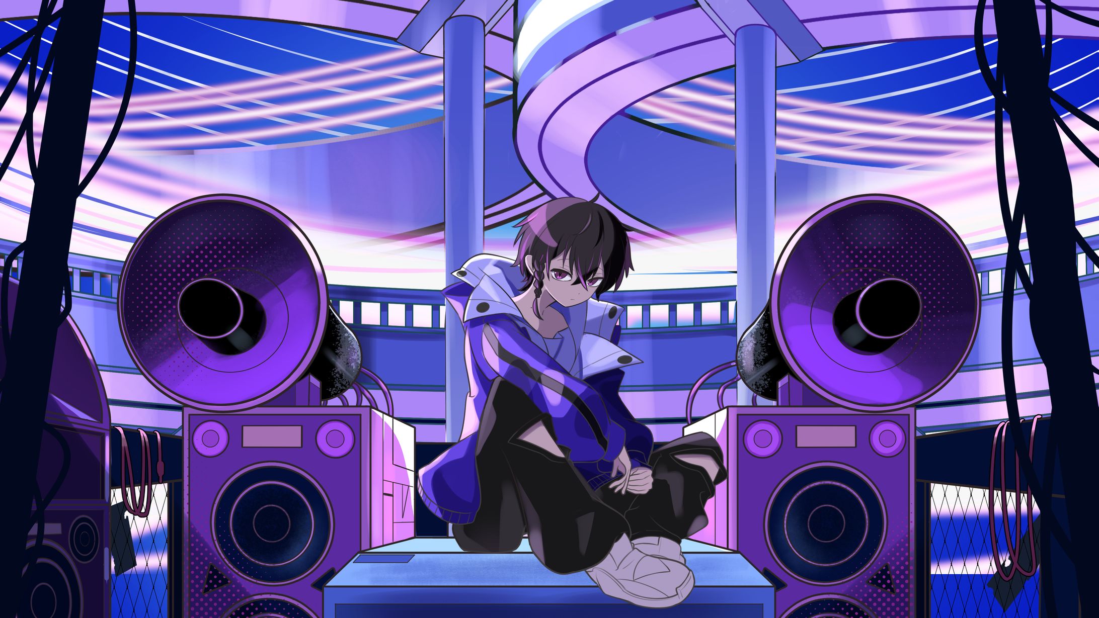 【お仕事】Livi様 Beat Eater 歌ってみたイラスト-1