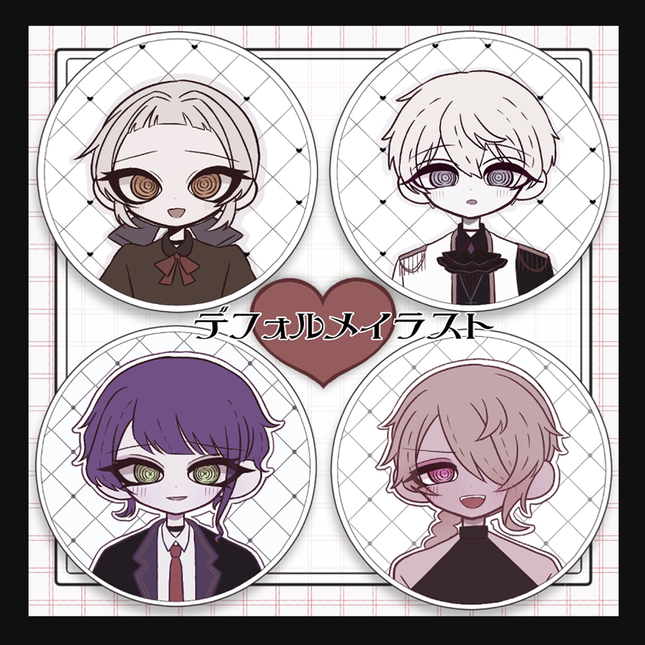 デフォルメアイコンイラスト【oc】-1