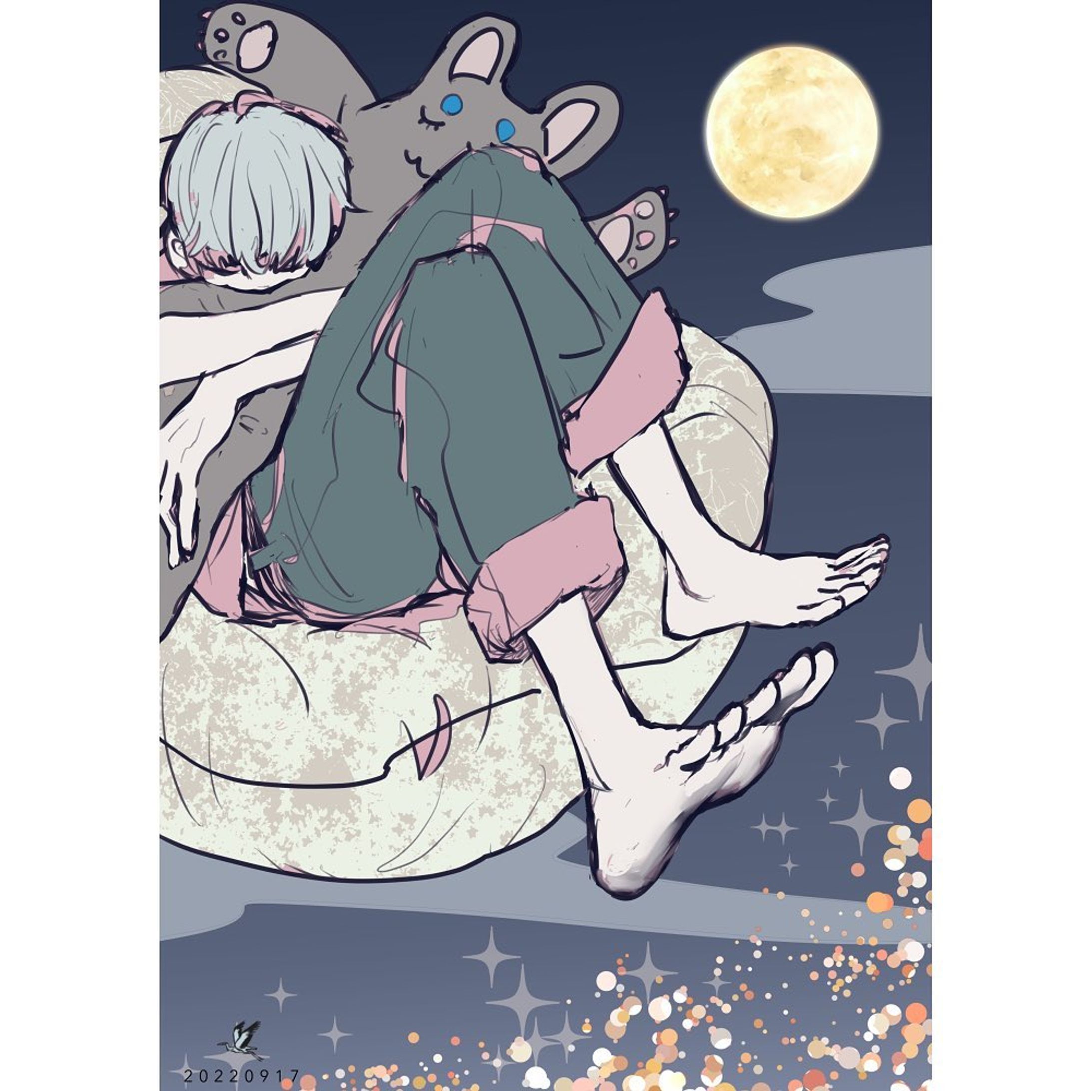 おやすみー😴

#絵 #イラスト #創作イラスト #オリジナルイラスト #漫画絵 #落書き #眠る #illustration #digitalart #digitaldrawing #digitalillustration #originalart #doodle-1