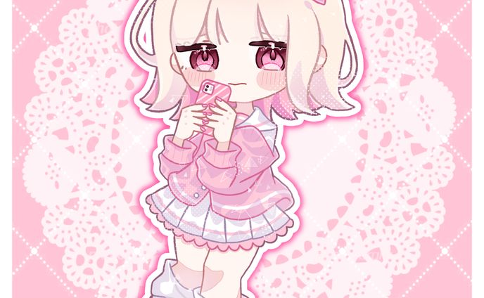 【自主制作】サンプル用イラスト🩷