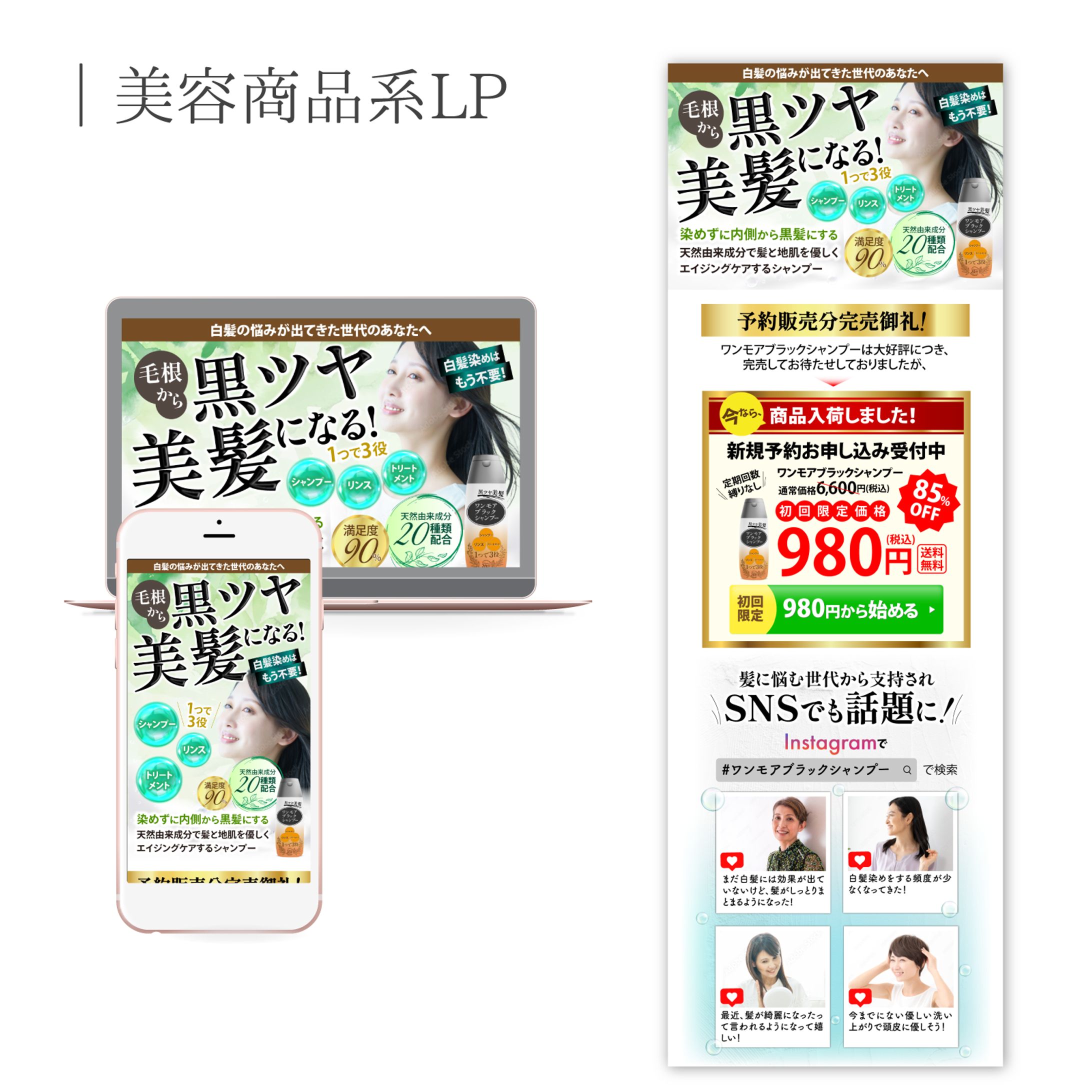 LP制作（PC＆レスポンシブデザイン）-1