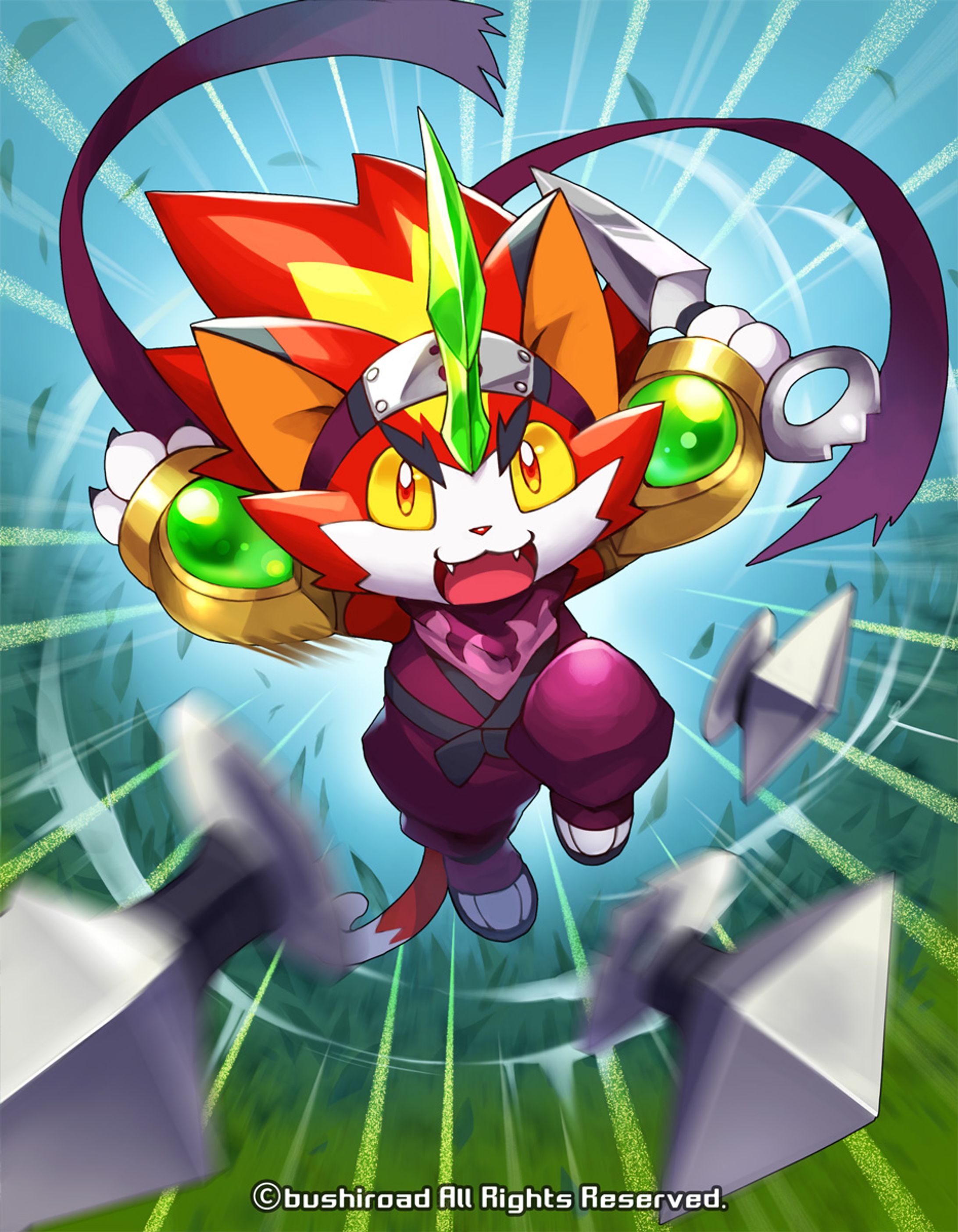 「神バディファイト」忍キャット-1