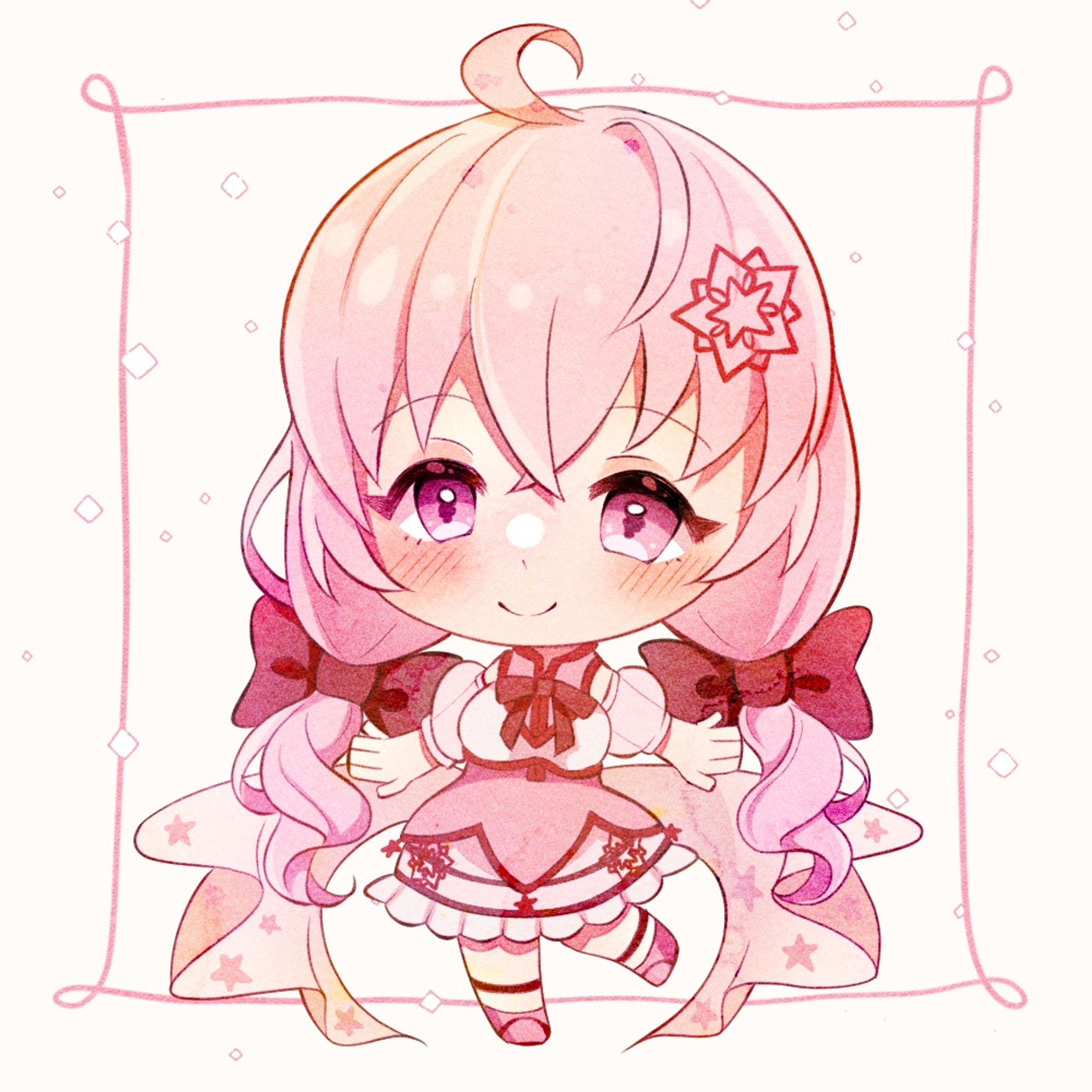 真白ユキ様＊水彩風SDキャラ-1