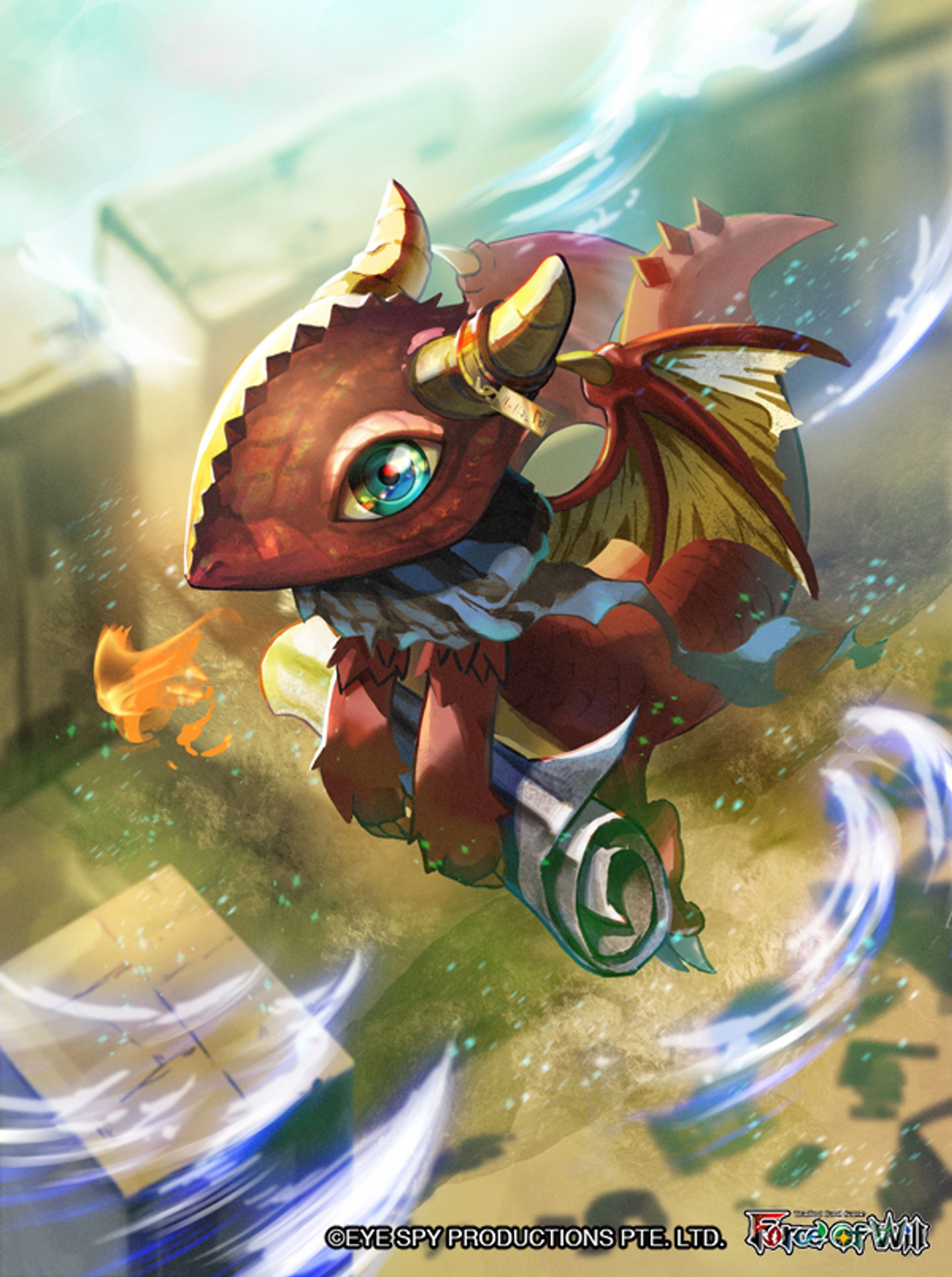 【仕事絵】Tiny Dragon of Ma'at【FoW】-1