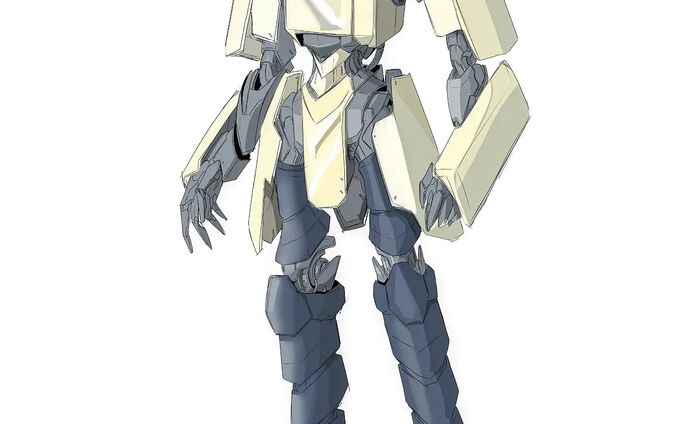 ロボ化　配電盤会人

#イラスト