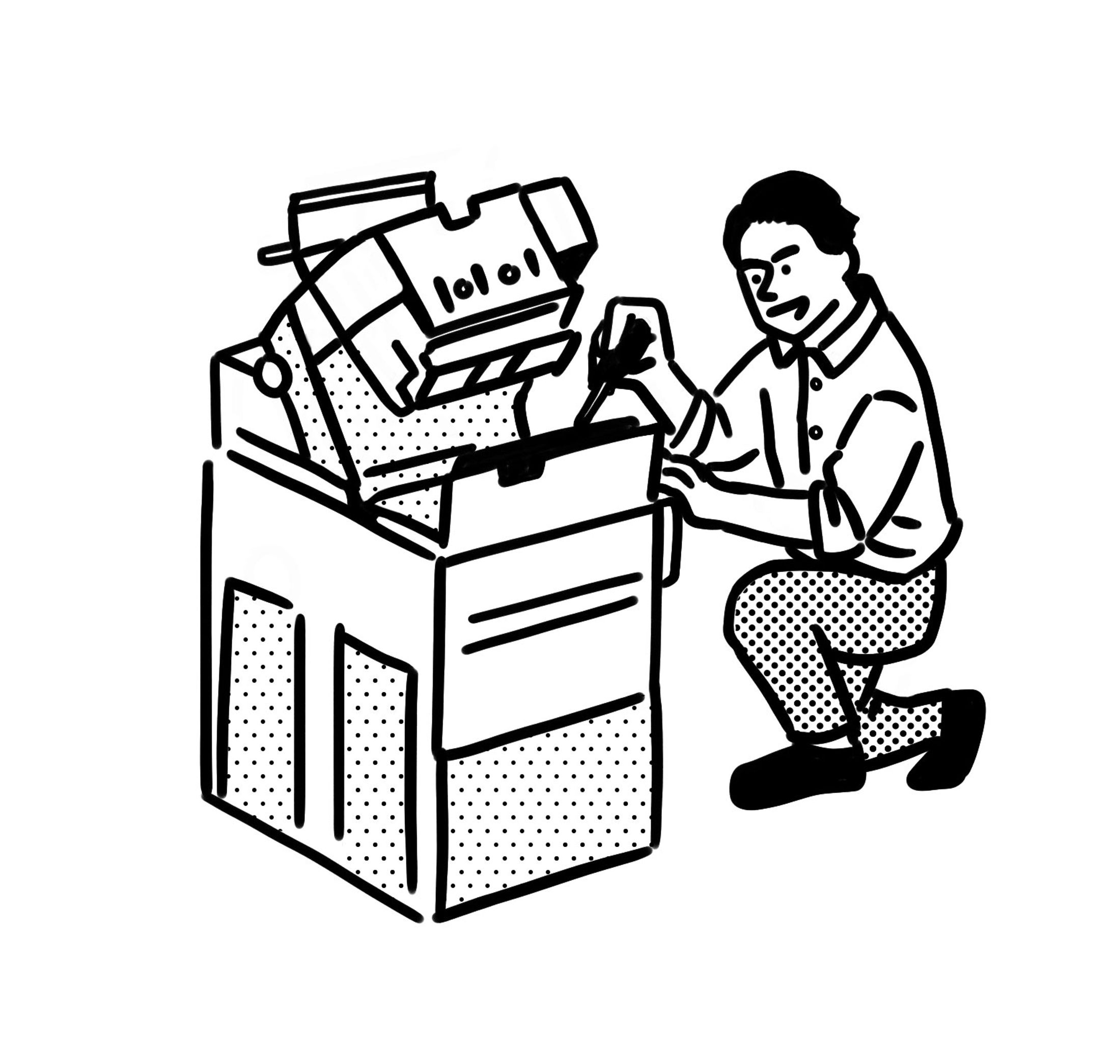 企業パンフレット用イラスト-1