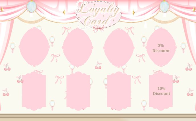 loyalty card design、３dmodeller