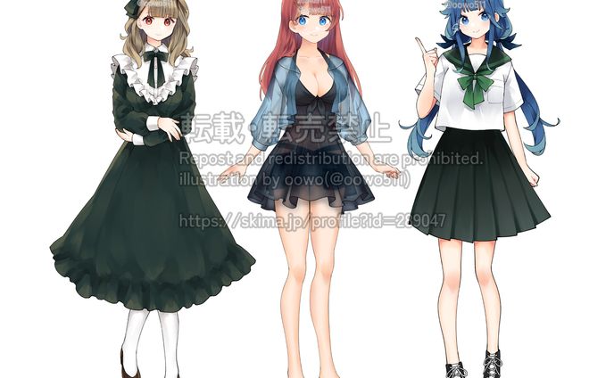 イラスト(等身)、販売中