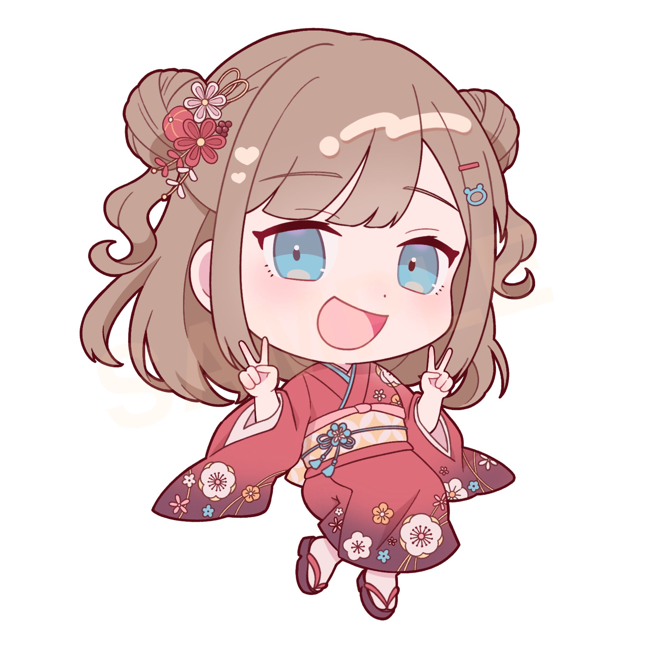 三ツ花ゆず様 年賀用イラスト-1