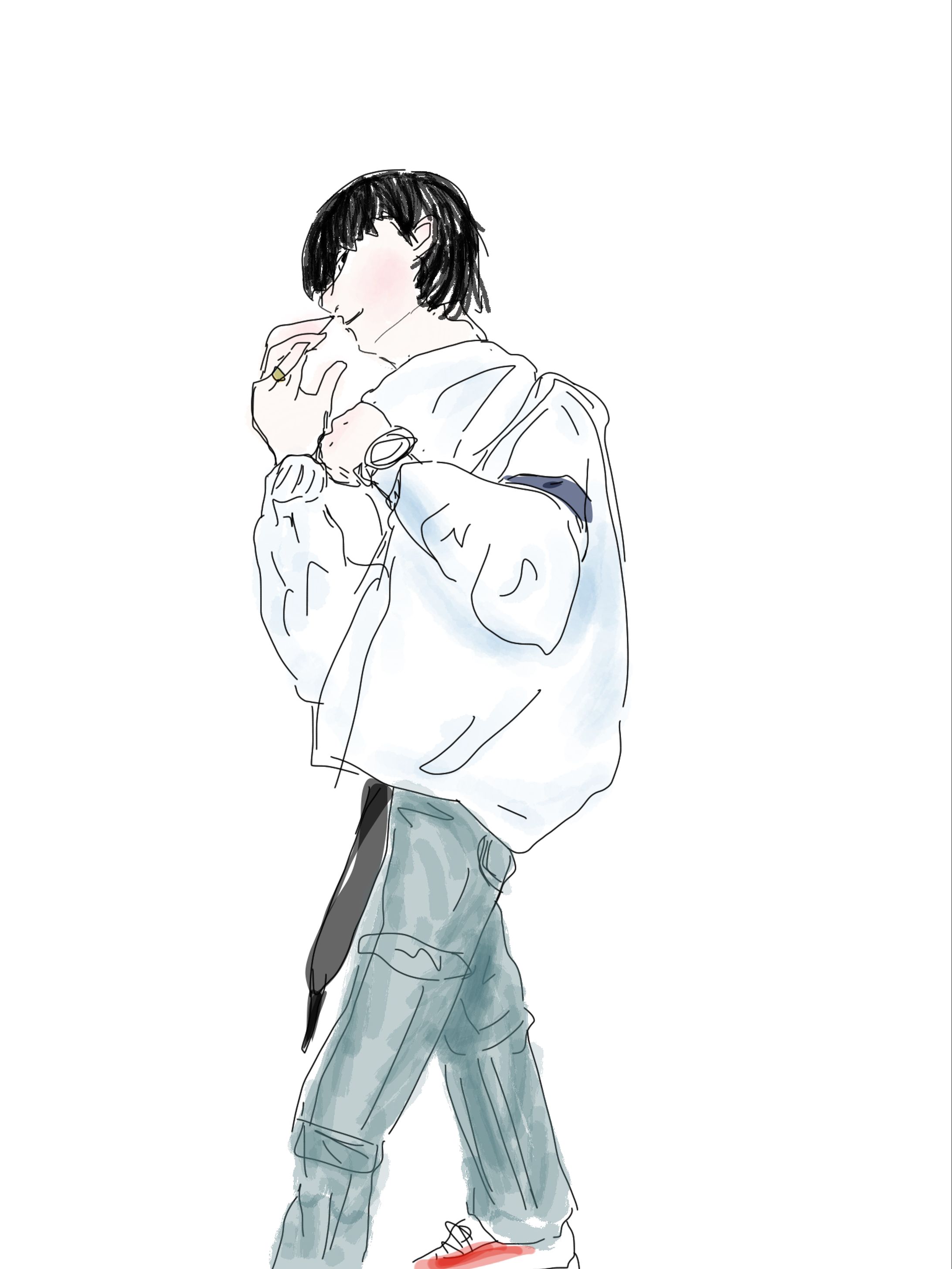 「악기를 연주해 있는 것처럼. (楽器を弾いているように。)」-1