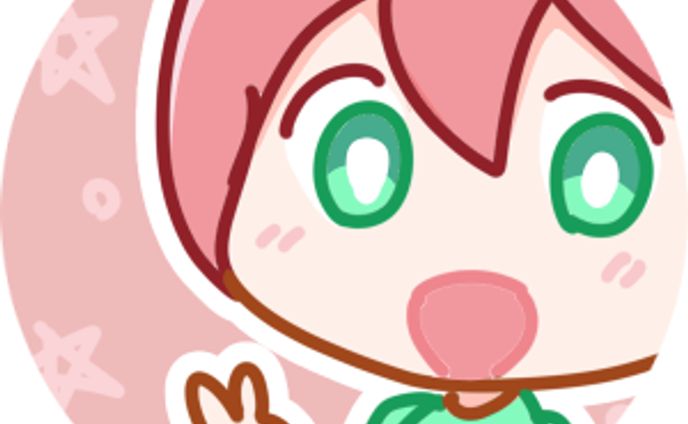かわいいシンプルデフォルメアイコン