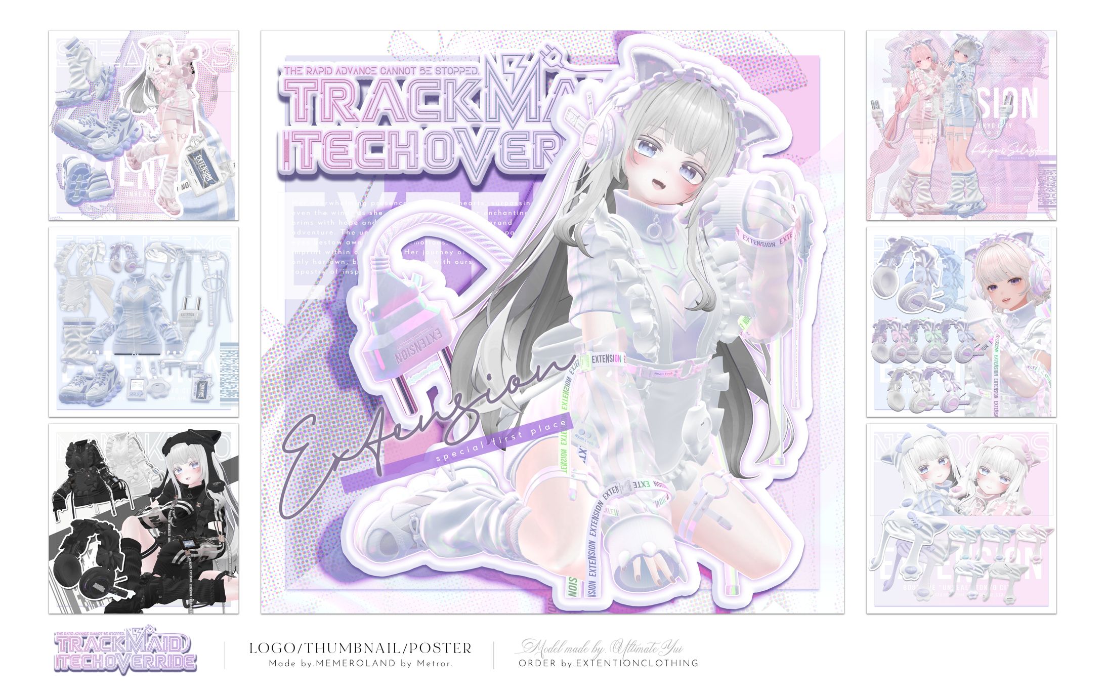 #EXTENSIONCLOTHING 『TRACK MAID ; TECH OVERRIDE』-1