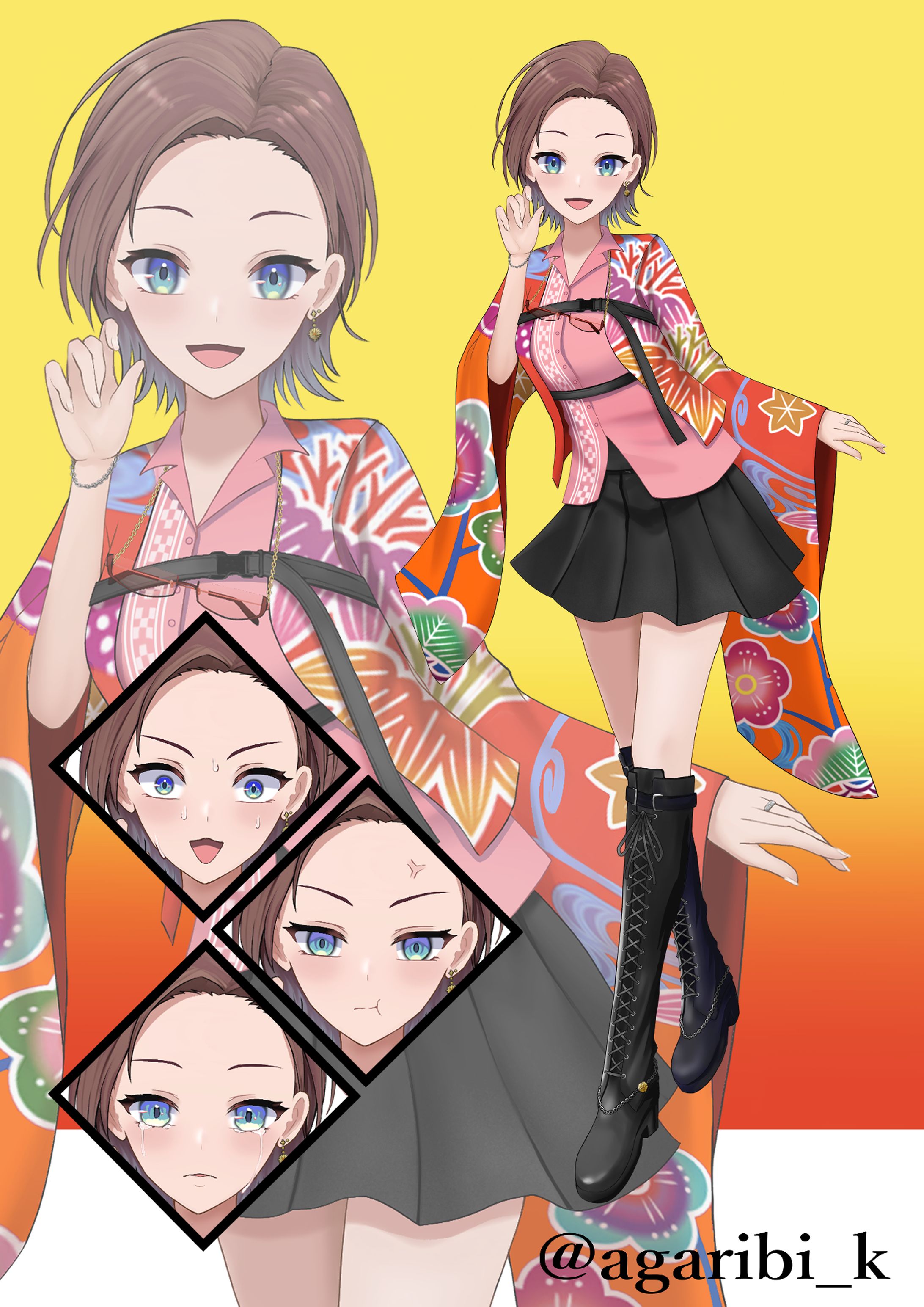 東日きよみ様立ち絵イラスト-1