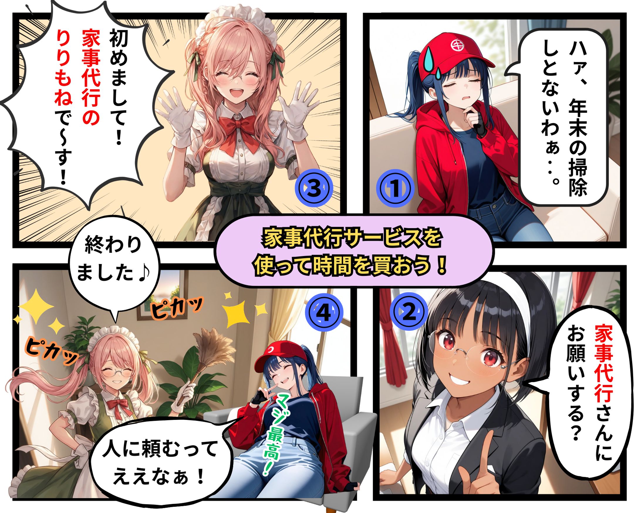 家事代行サービスを使って時間を買おう！-1