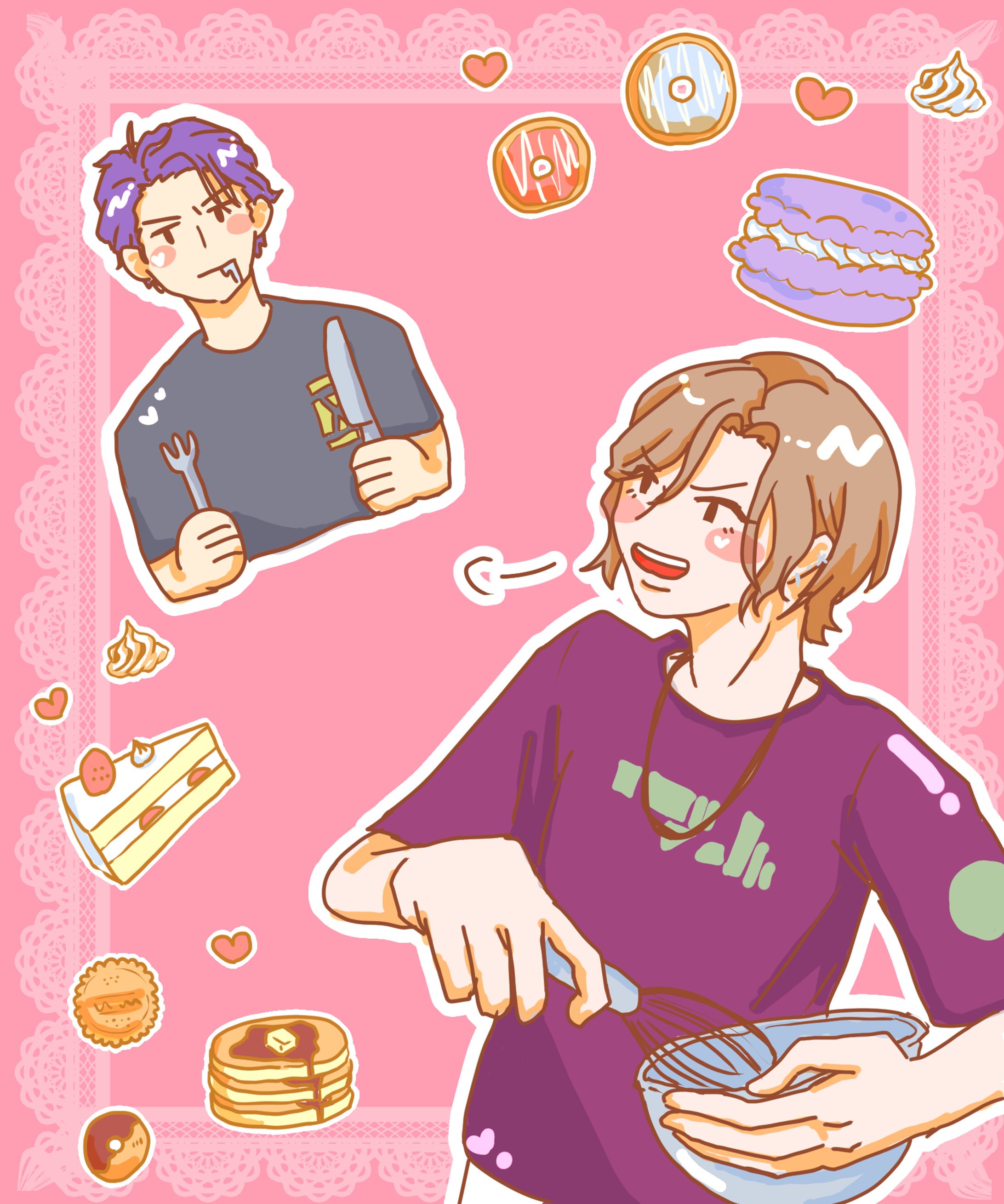 2024/07/14 兵摂ワンドロ　お題「手作りスイーツ」-1