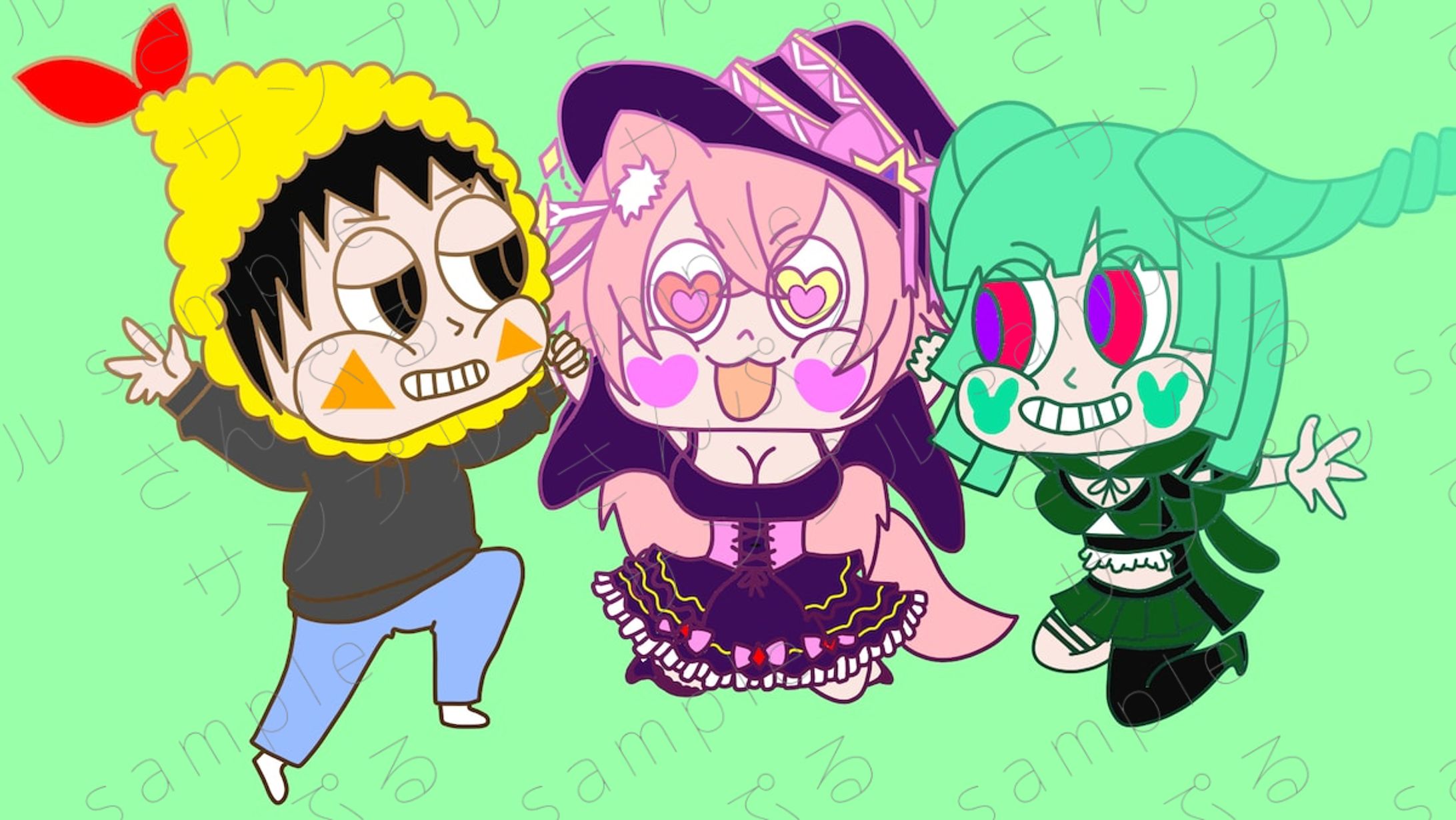 カートゥーン風イラスト-1