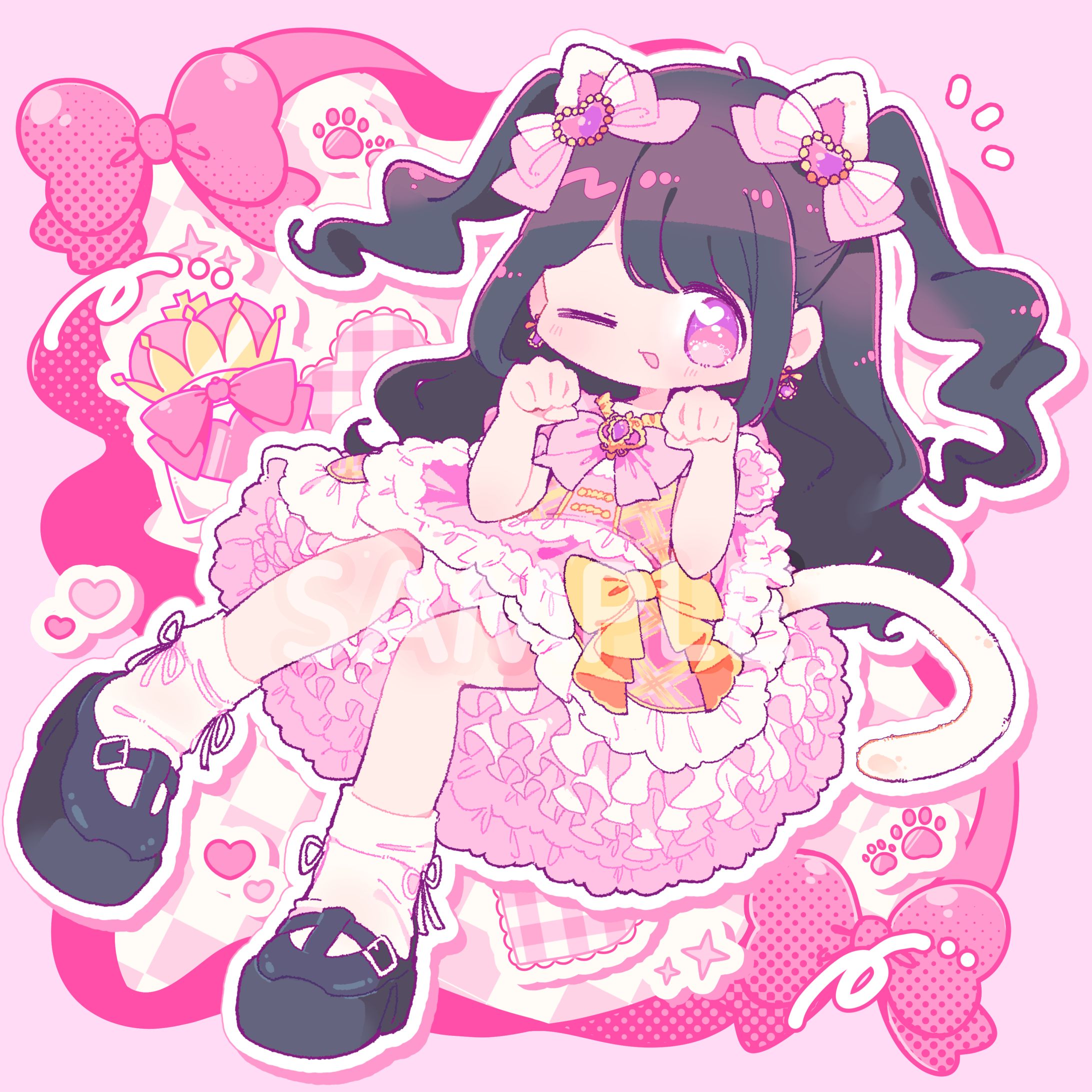 メモワールパルファム様 - 春月ひかり生誕Tシャツ イラスト-1