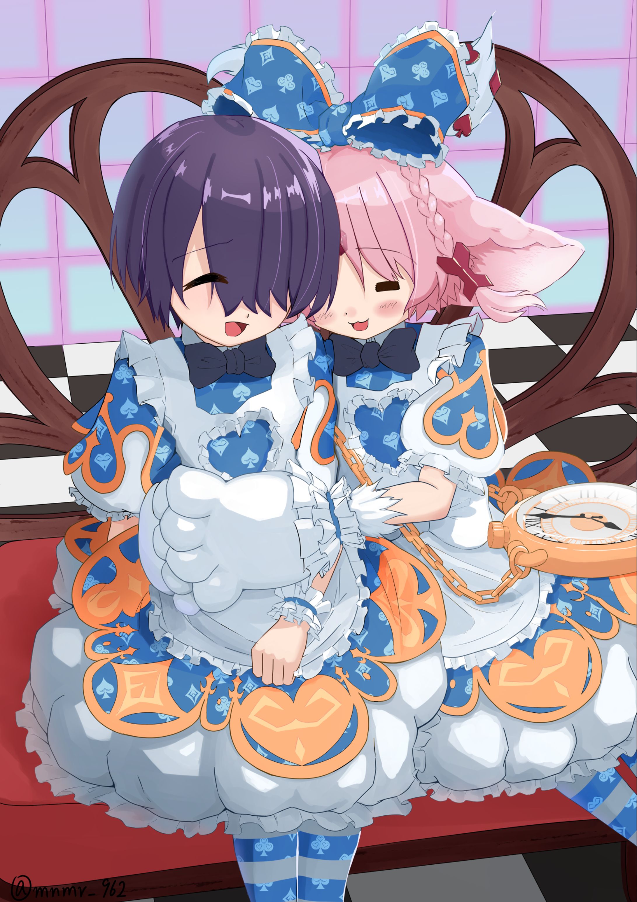 一緒のお洋服着れてうれしいなの......ご主人様可愛い、なの......♡-1