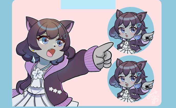 Vtuber 湖底空様/イラストプレゼント企画