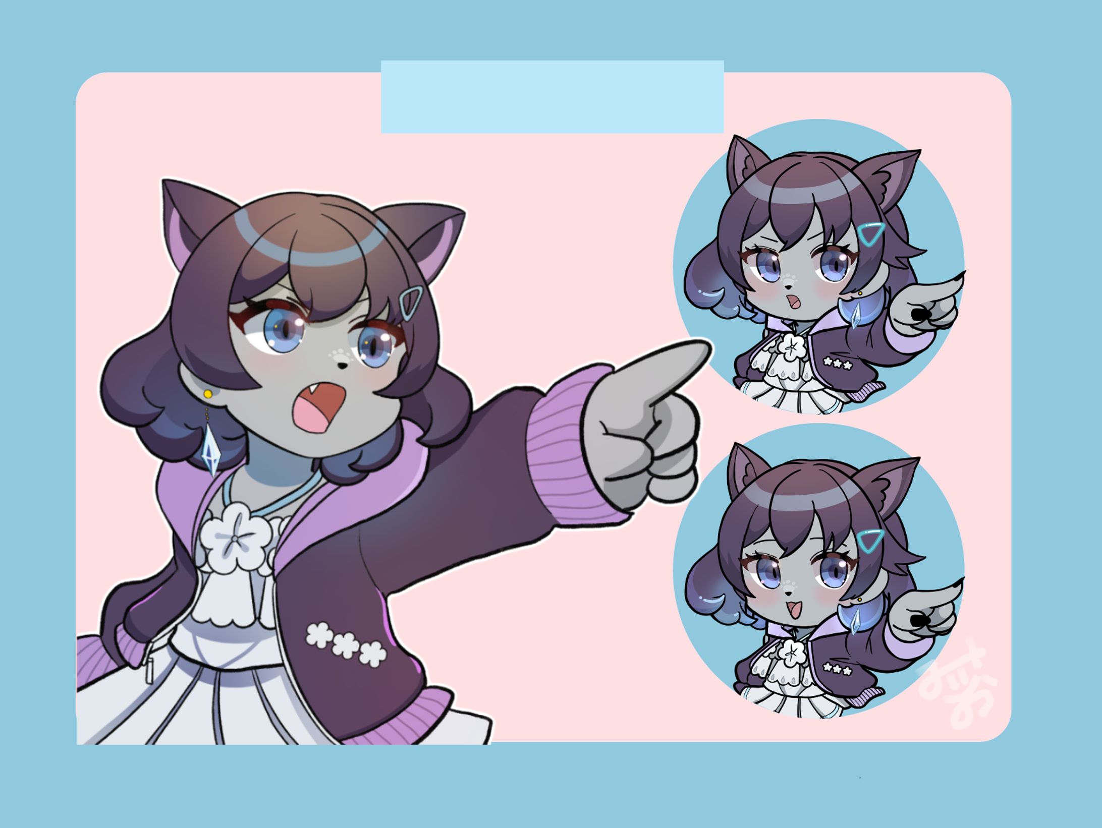 Vtuber 湖底空様/イラストプレゼント企画-1