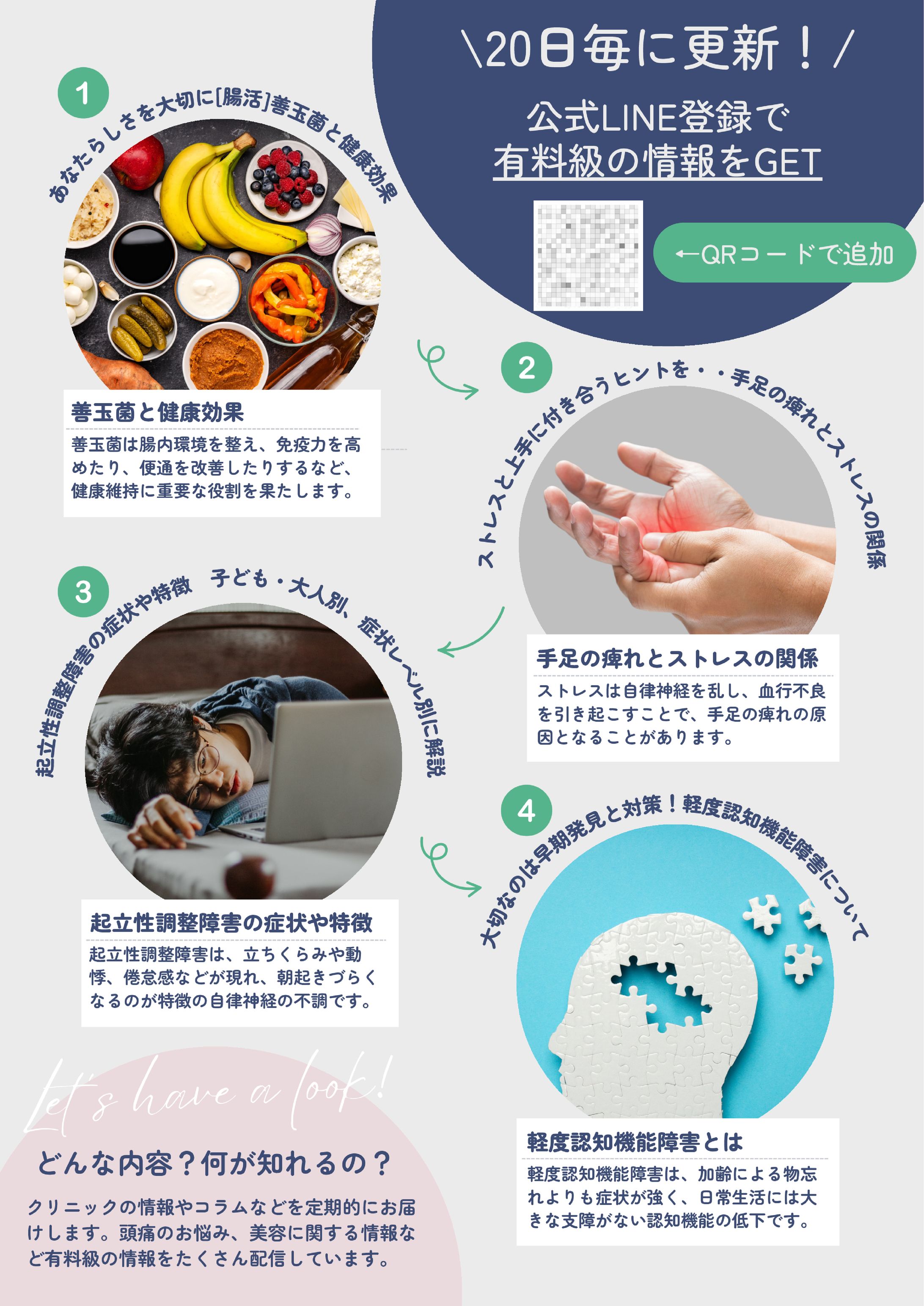 公式LINE登録促進チラシ（脳神経外科）　-1