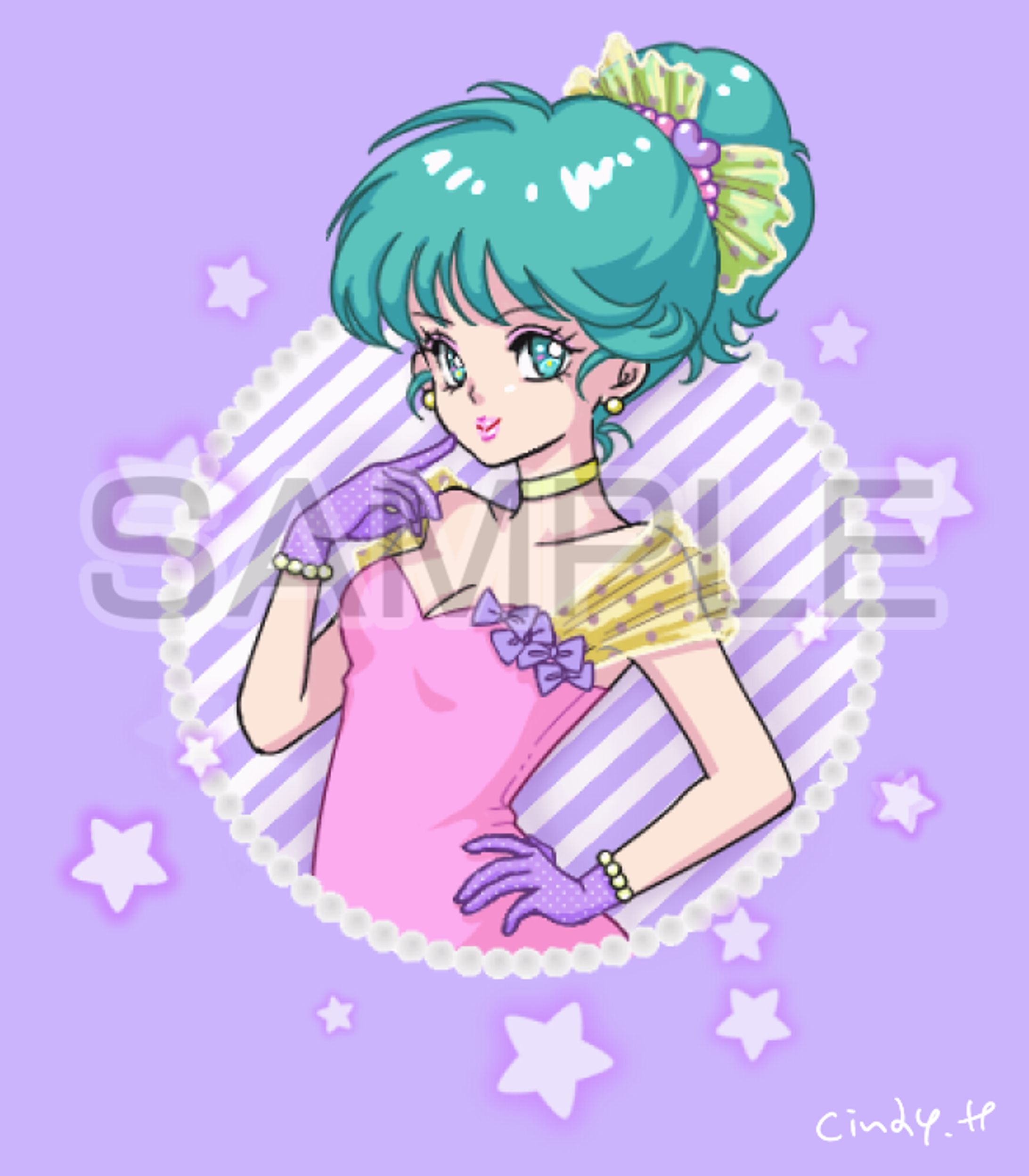 80～90年代アニメ風 女の子