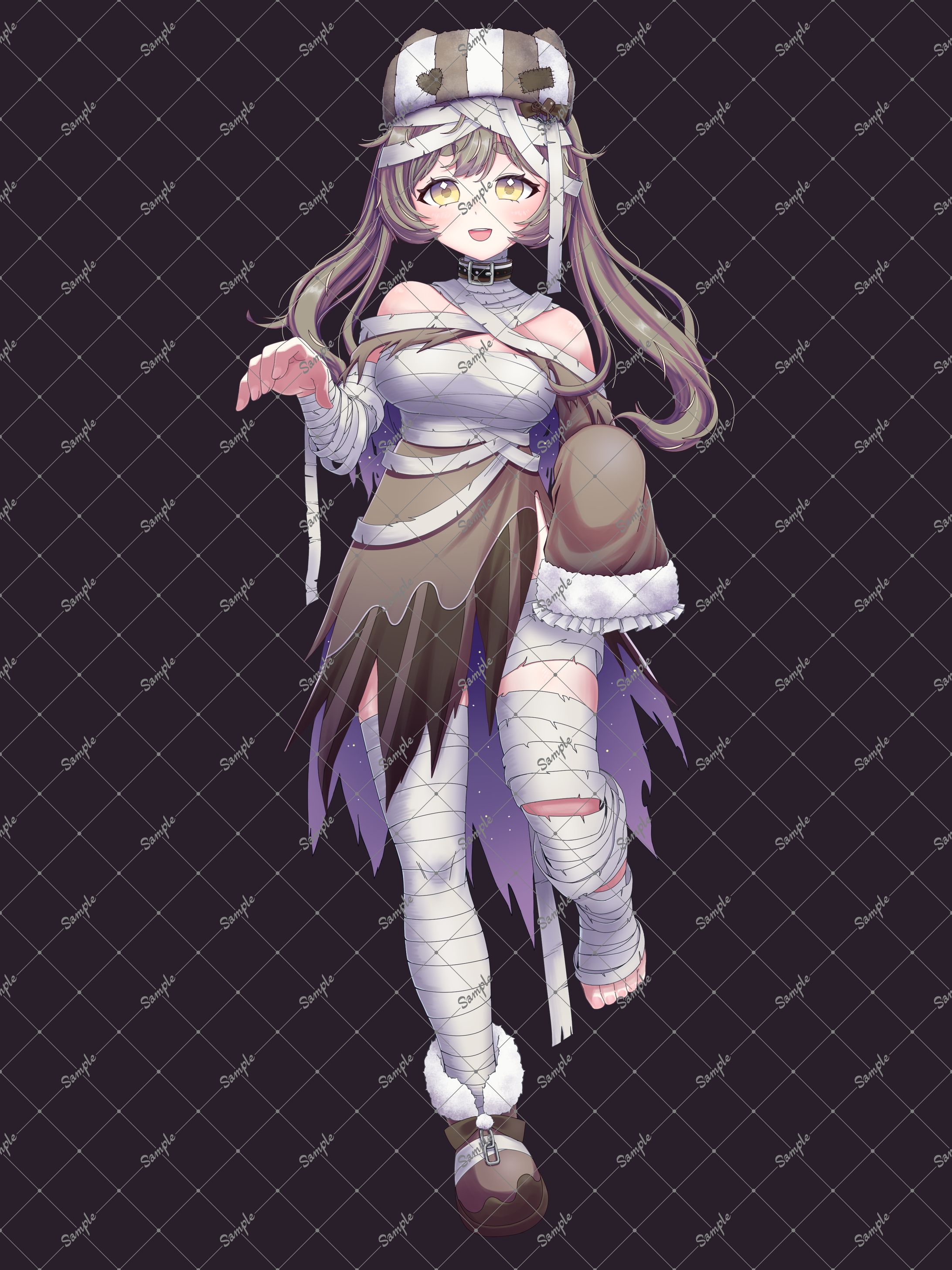有償依頼　iriamライバー　甘味ちよこ　立ち絵　ハロウィン-1