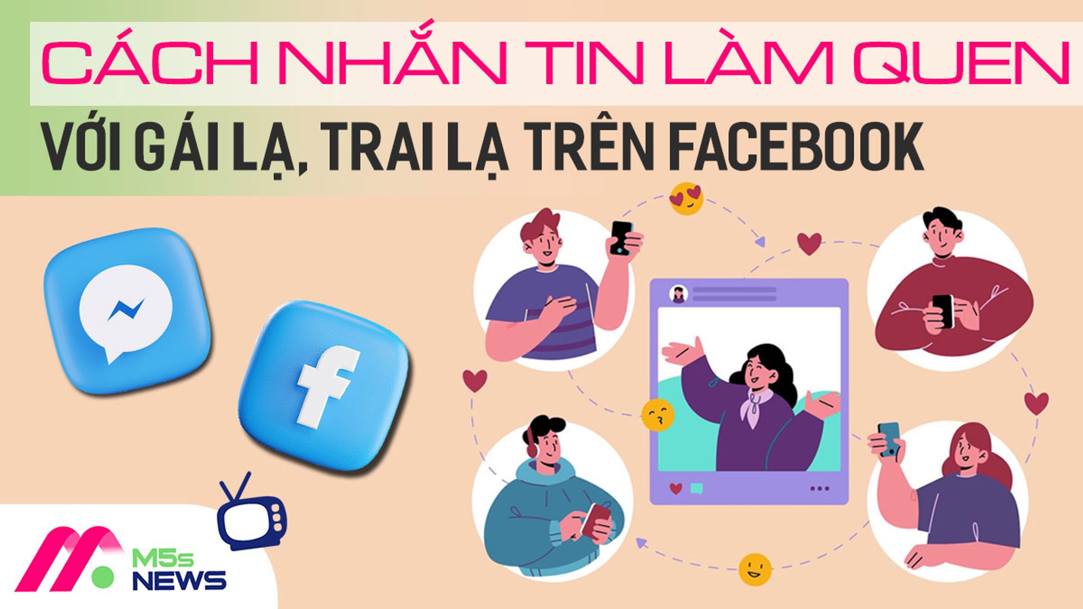 Cách nhắn tin làm quen trên Facebook-1
