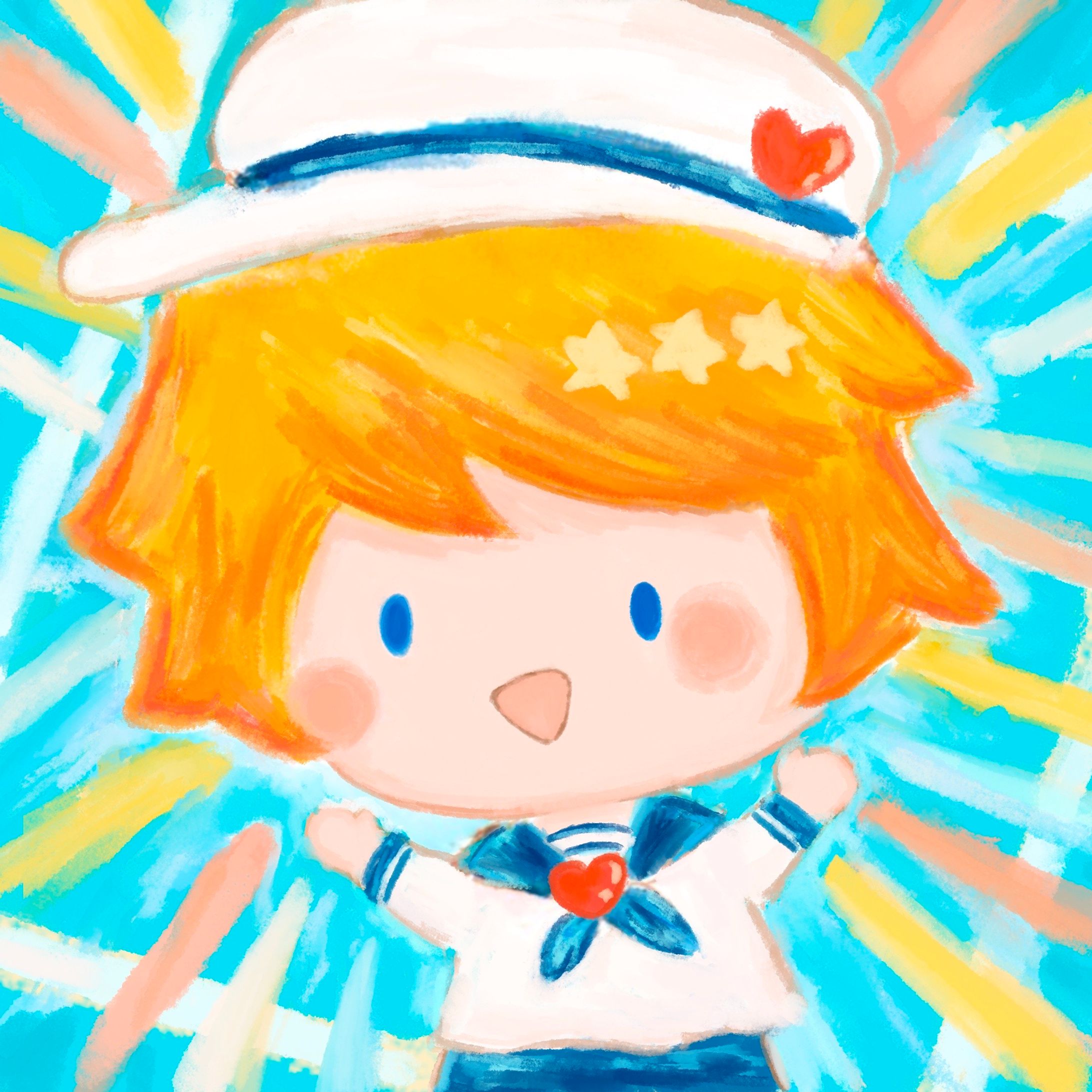 Summer cute sailor boy-1